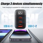 Phone Charger Factory - OEM/ODM New K39 GaN Smart Digital Display 65W Fast Charging