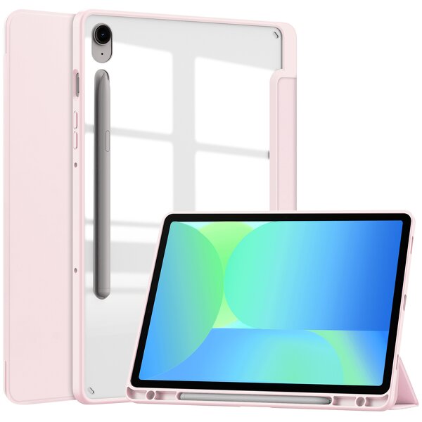 Acrylic Tablet Case Manufacturer - OEM/ODM Transparent Pen Slot for Samsung Tab S10 FE