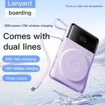 Power Bank Factory - OEM/ODM Q18 PD 35W Fast Charging 15W Magnetic Large Capacity