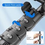 Tripod Selfie Stick Manufacturer - OEM/ODM C06 Separate Clip 72" Aluminum Alloy Pole