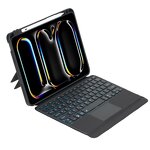 Keyboard Leather Cover Factory - OEM/ODM Upper Pen Slot Spindle Split Colorful Backlit