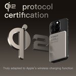 Wireless Power Bank Manufacturer - OEM/ODM X6 2-in-1 Ultra-thin 15W Magnetic 5000mAh