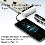 Power Bank Factory - OEM/ODM X3 5000mAh Mini Capsule Two-way Fast Charge LED Display