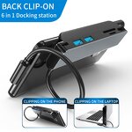 Phone Docking Station Manufacturer - OEM/ODM New Design Tf Sd Card Reader Clip on Hub