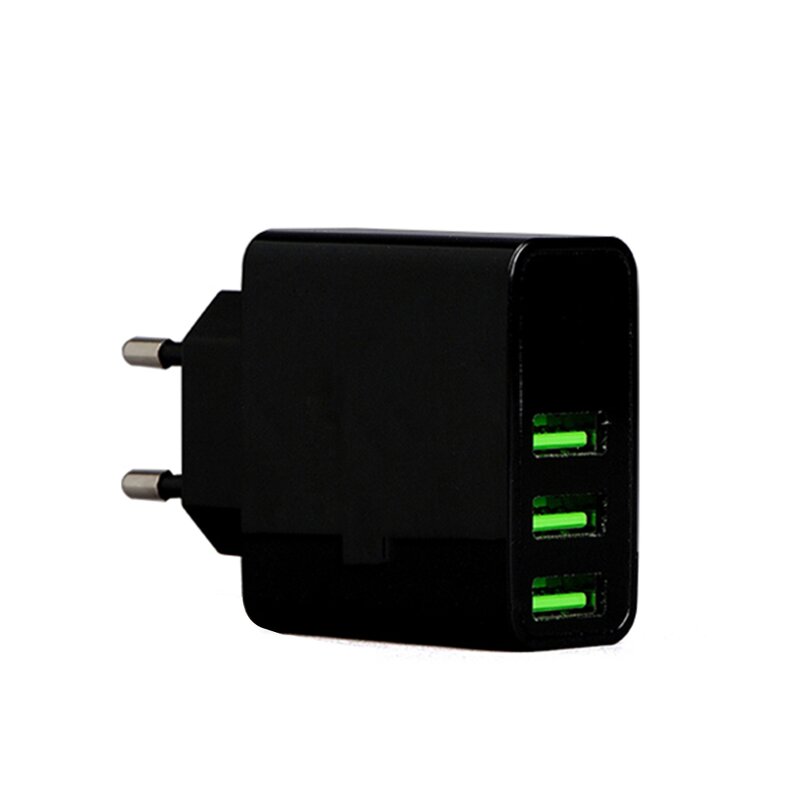 USB Charger Factory - OEM/ODM USB32 3 Port with Voltage Display 5V3A Fast Wall