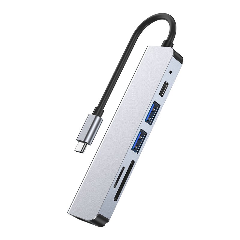 USB C Hub Manufacturer - OEM/ODM 6 in 1 Docking Station 5 Gbps with PD Hd-mi