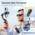 Gimbal Stabilizer Manufacturer - OEM/ODM M06 Built-in Rod AI Face Tracking 3-Axis