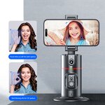 Gimbal Stabilizer Manufacturer - OEM/ODM P02 AI Face Recognition 360 Rotating Phone Holder
