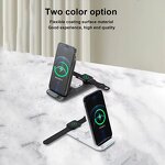 Docking Station Factory - OEM/ODM V8 3 in 1 15W Wireless for Apple Watch iPhone