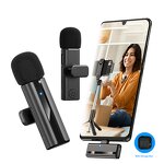 Wireless Microphone Factory - OEM/ODM H02 Wireless 2-in-1 Smart Noise Cancellation Lavalier