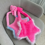 Crossbody Bag Manufacturer - OEM New Y2K Design Crossbody Bag Five-Pointed Star Plush for Sweet Cool Girls