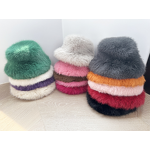 Fisherman Hat Factory - OEM Fur Autumn Winter Plush Stylish Punk & Sexy Basin Fisherman Hat Casual Scene