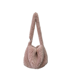 Cloud Crossbody Bag Factory - OEM Autumn Winter One-Shoulder Cloud Crossbody Bag Wool Popular Plush Bag Same Style