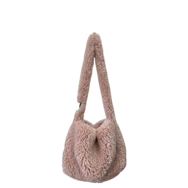 Cloud Crossbody Bag Factory - OEM Autumn Winter One-Shoulder Cloud Crossbody Bag Wool Popular Plush Bag Same Style