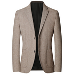 Dad Jacket Factory - OEM Spring Autumn New Style Middle-aged Men's Suit Casual Dad Outfit Single-piece Blazer