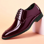 Men's Leather Shoes Manufacturer - OEM British Style Summer Breathable Business Formal Lace-Up