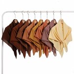 Square Scarf Manufacturer - OEM 2024 Ruizi 90*90Cm Malaysia Women Islamic Shawls Muslim Headscarf Bawal Tudung Square