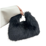Armpit Dinner Bag Factory - OEM Autumn Winter Bag High-End Plush Armpit Dinner Bag New Fur Hand-Held Clothing Accessory