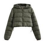 Hooded Jacket Manufacturer - OEM Autumn Winter New European American Women's Clothing Urban Leisure Regular Hooded