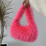 Small Square Bag Manufacturer - OEM European American Japanese Korean Autumn Winter New Plush Small Square Bag Cute
