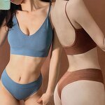 Bra and Panty Sets Manufacturer - OEM New Trend Ruizi Wire Free Girls Brassier Fitness Crop Top Stretch Push up