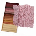 Square Scarf Manufacturer - OEM 2024 Ruizi 90*90Cm Malaysia Women Islamic Shawls Muslim Headscarf Bawal Tudung Square