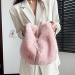 Plush Bun-Shaped Handbag Factory - OEM New Plush Bun-Shaped Handbag Cute Dumpling Bag for Autumn Winter Versatile