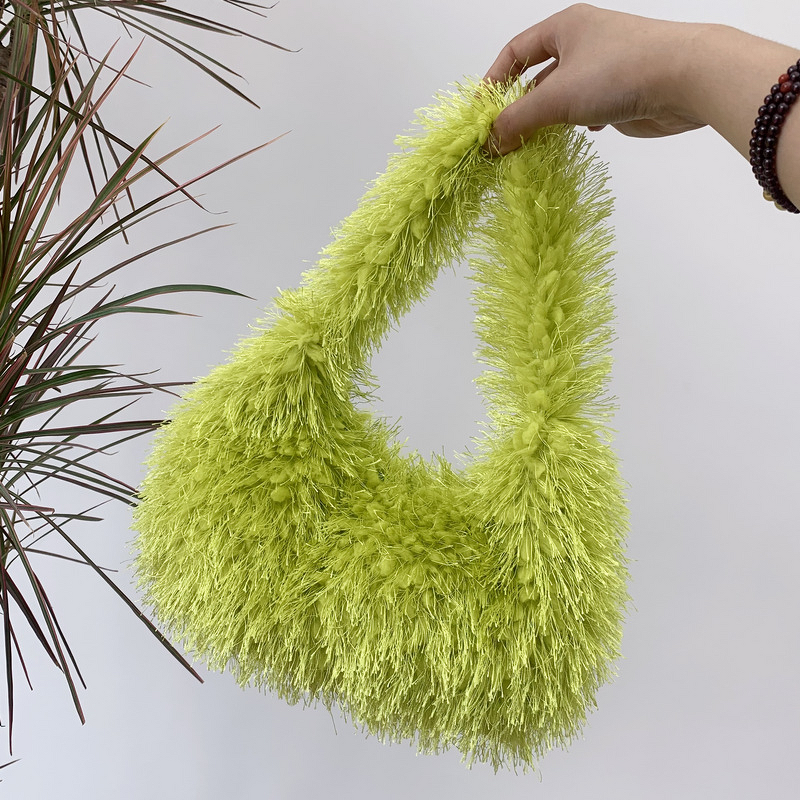 Small Square Bag Manufacturer - OEM European American Japanese Korean Autumn Winter New Plush Small Square Bag Cute