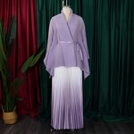 Gradient Skirt Set Factory - OEM Plus Size Top Gradient Skirt Two-Piece Set for Women