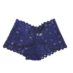 Panties Factory - OEM 2025 Women's High-Waisted Lace Sexy Mesh Cross-Border Seamless Cut Breathable