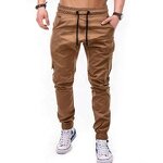 Cargo Casual Trousers Factory - OEM Factory Price Hot Selling Custom Multi Pocket Solid Color Sweatpants Mens Jogger Pants