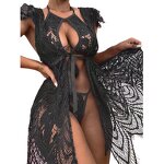 Lingerie Suit Factory - OEM Woman Sexy Lingerie Suit Long Lace Red Sexy Lingerie Night Fire Temptation