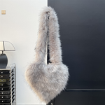 Crossbody Love Bag Manufacturer - OEM European American Retro Crossbody Love Bag Large Capacity Shell with Fur Personalized