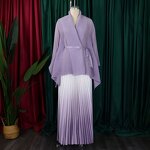 African Women's Clothing Manufacturer - OEM Plus Size Top Gradient Skirt Two-Piece Set African Women's Clothing