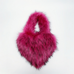 Heart Bag Manufacturer - OEM European American Style New Small Cross-Body Heart Bag Fur Plush Shell Family Style