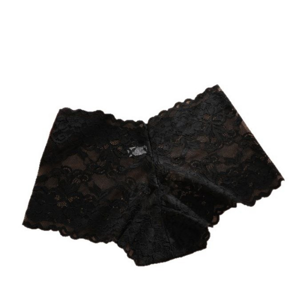 Panties Manufacturer - OEM High Waist Lace Sexy Mesh Breathable Belly Control Thin Women's Briefs