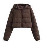 Hooded Jacket Manufacturer - OEM Autumn Winter New European American Women's Clothing Urban Leisure Regular Hooded