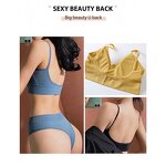 Bra and Panty Sets Manufacturer - OEM New Trend Ruizi Wire Free Girls Brassier Fitness Crop Top Stretch Push up