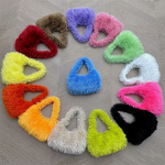 Small Square Bag Manufacturer - OEM European American Japanese Korean Autumn Winter New Plush Small Square Bag Cute