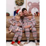 Christmas Pajamas Set Factory - OEM Snowflake Printed Family Matching Outfits