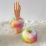 Fur Wristband Factory - OEM European American Fur Wristband Autumn Winter Warm Fur Thermal Wrist