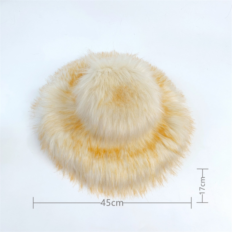 Fur Hat Manufacturer - OEM Autumn Winter Warm Fur Hat New Thickened Punk & Hot Girl Style for Casual Scene