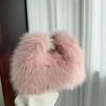 Armpit Dinner Bag Factory - OEM Autumn Winter Bag High-End Plush Armpit Dinner Bag New Fur Hand-Held Clothing Accessory