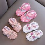 Baby Sandals Factory - OEM Ruizi Popular Baby Toddler Infant Girls Summer Sandals Flower Princess Flat Pu Leather