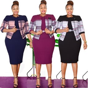 African Women's Professional Clothing Manufacturer - OEM 2024 Arrive Ropa De Mujer Turkey Dress Frocks Suit African