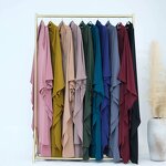 Hijabs Jilbab Factory - OEM 2024 Ruizi Hijabs Jilbab Nida Khimar Women Long Overhead Tie Back for Eid