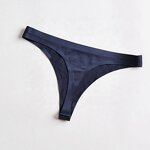 T-Back Panties Factory - OEM New Trend Cotton Solid T-Back Hot Panties Large Size Fat Women Briefs