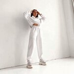 Sports Set Manufacturer - OEM 2025 New Trend Stand Collar Loose Jogging Hoodie