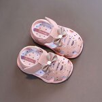 Baby Sandals Factory - OEM Ruizi Popular Baby Toddler Infant Girls Summer Sandals Flower Princess Flat Pu Leather