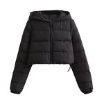 Hooded Jacket Manufacturer - OEM Autumn Winter New European American Women's Clothing Urban Leisure Regular Hooded